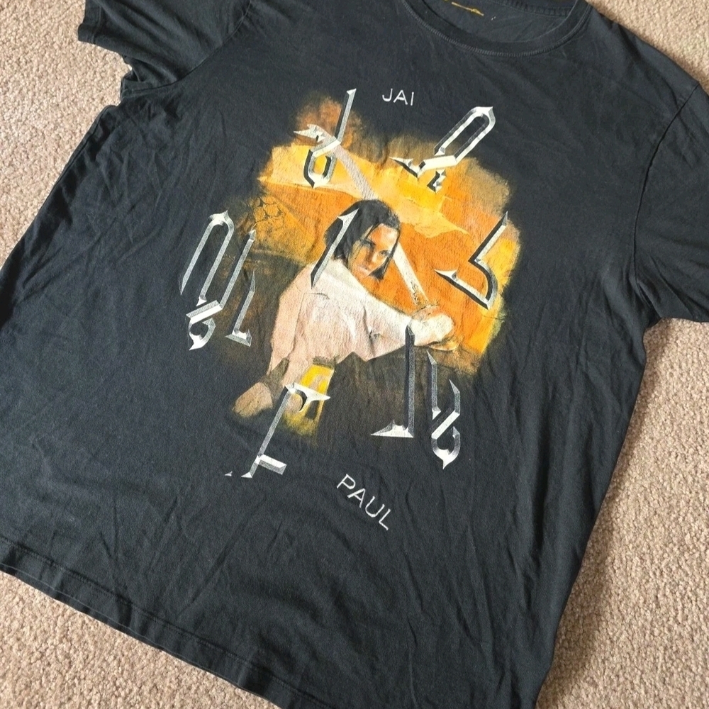 Jai Paul Band Tee XL Jasmine Merch Electronic R&B Pop Music Concert T Shirt